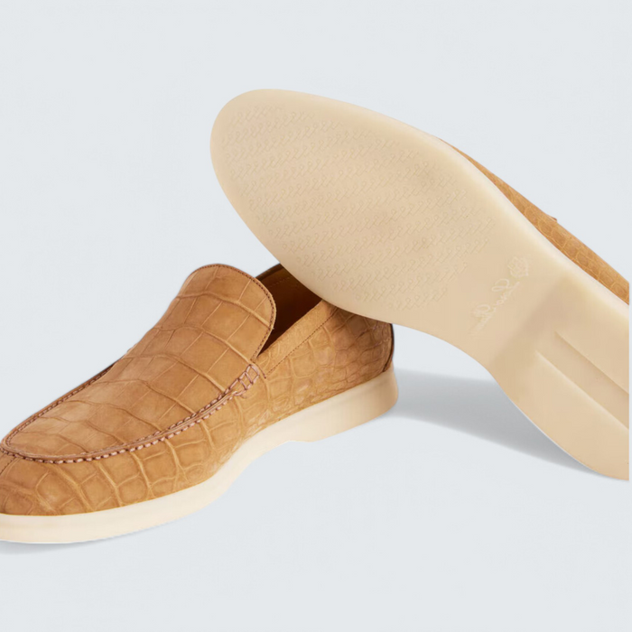 Loro Piana Summer Walk Loafer 'Light Cuir Alligator'