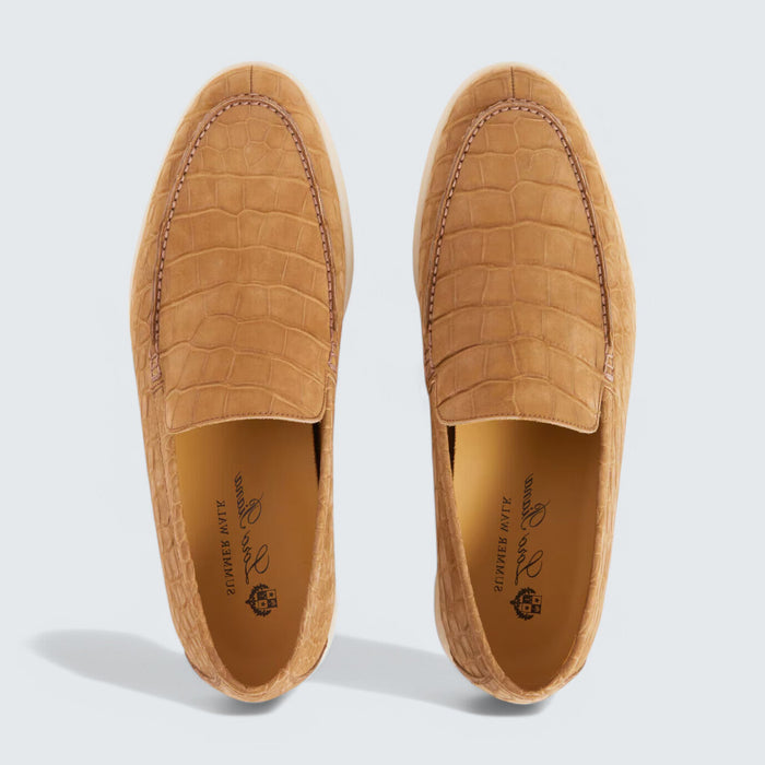 Loro Piana Summer Walk Loafer 'Light Cuir Alligator'