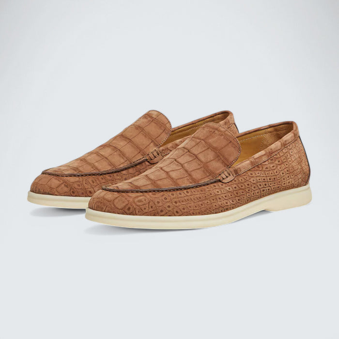Loro Piana Summer Walk Loafer 'Umber Alligator
