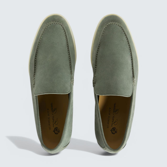 Loro Piana Summer Walk Loafer 'Frozen Fir'