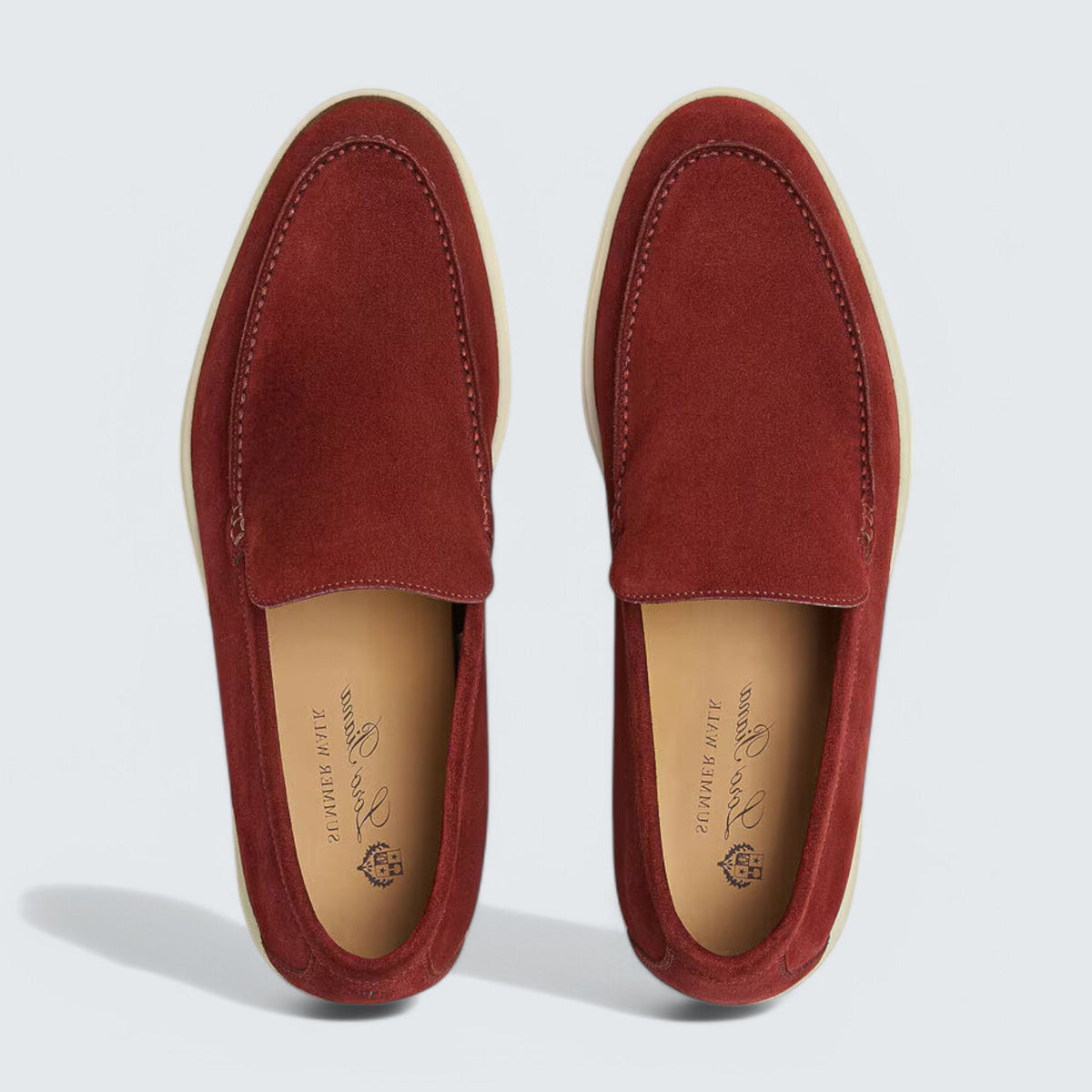 Loro Piana Summer Walk Loafer 'Dried Red'