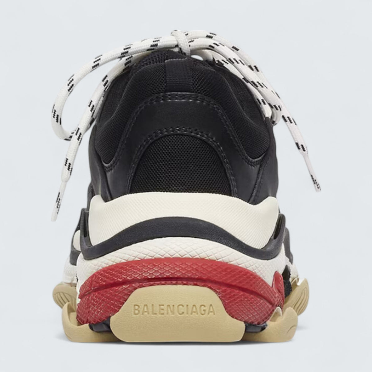 Balenciaga Triple S Sneaker in Black Double Foam and Mesh