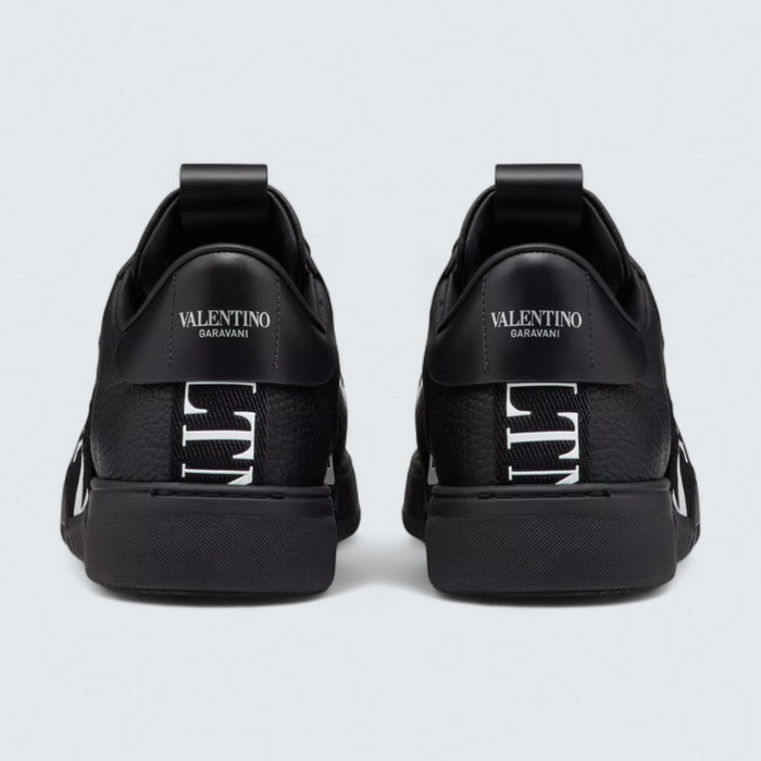 Valentino Garavani Low‑Top Calfskin VL7N Sneaker with Bands 'Black'