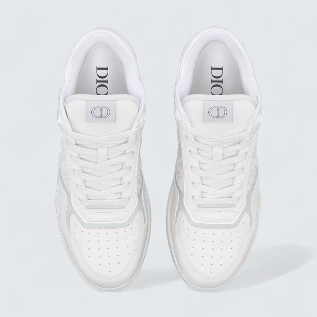 B27 Uptown Low-Top Sneaker 'White Grained Calfskin and White Dior Gravity Leather'