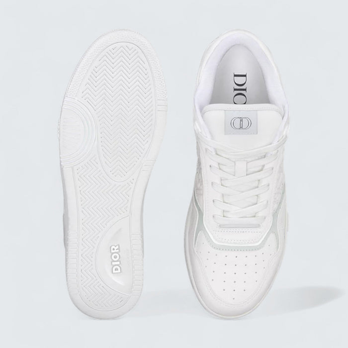 B27 Uptown Low-Top Sneaker 'White Grained Calfskin and White Dior Gravity Leather'
