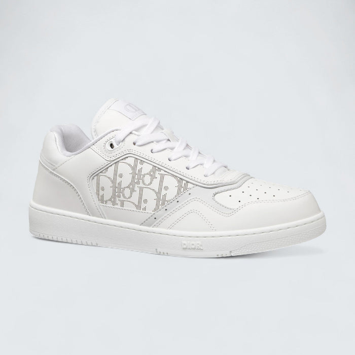 B27 Uptown Low-Top Sneaker 'White Smooth Calfskin and White Dior Oblique Galaxy Leather'
