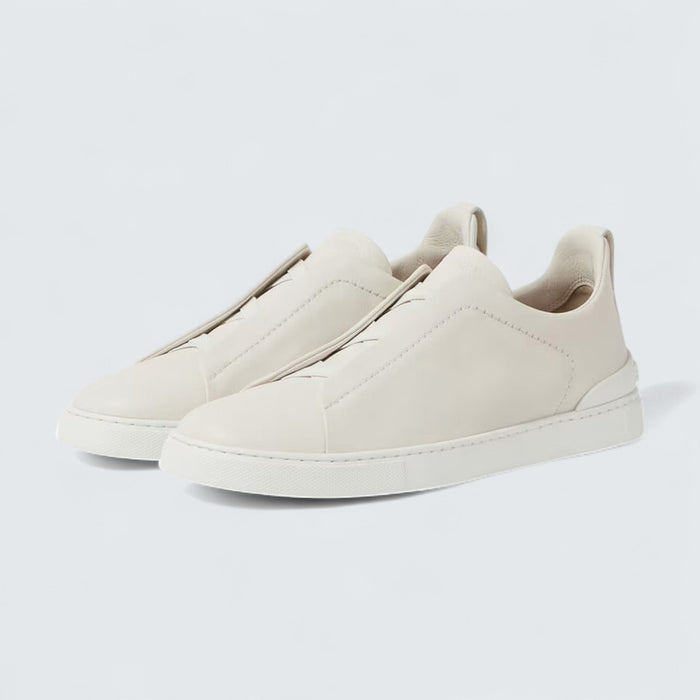 Zegna White Triple Stitch™ SECONDSKIN Sneakers