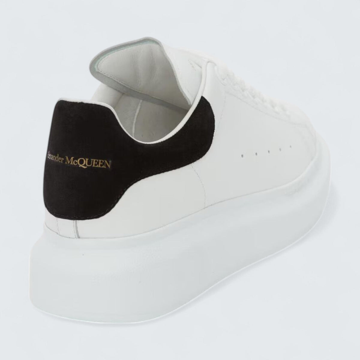 Alexander McQueen Oversized Sneaker in White Black