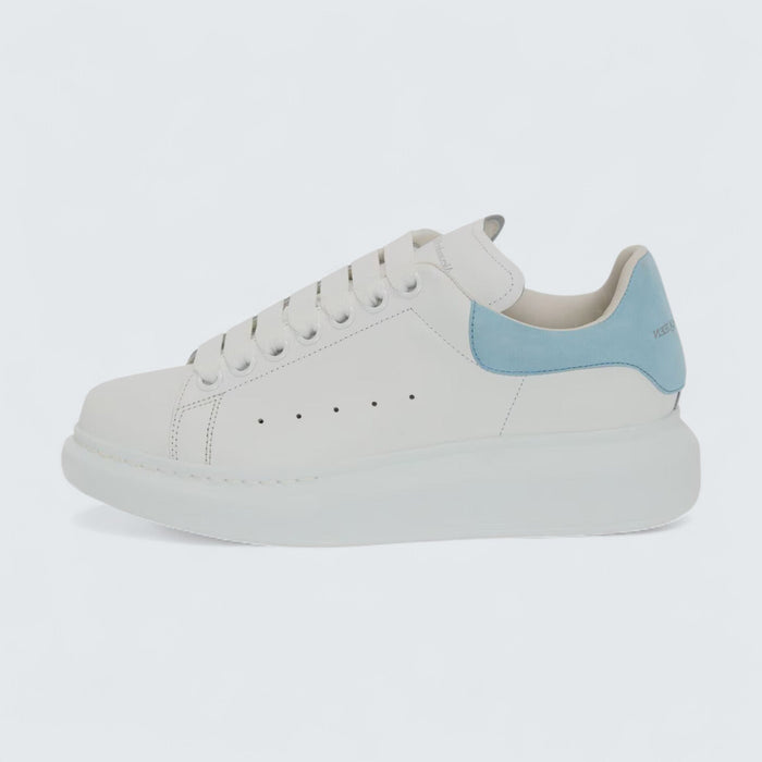 Alexander McQueen Oversized Sneaker in White Powder Blue