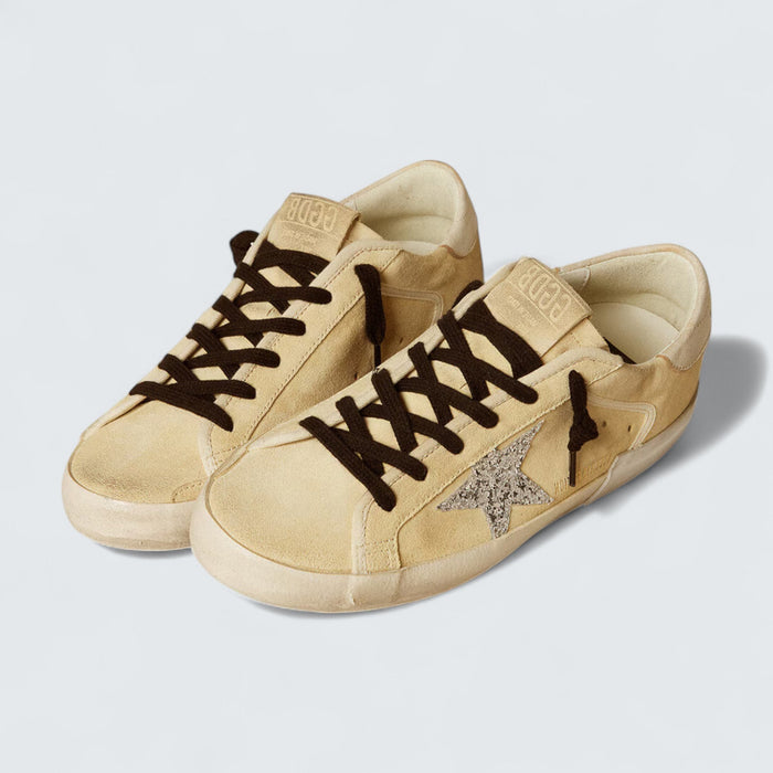 Golden Goose Super-Star LTD 'Suede with Glitter Star and Leather Heel Tab'