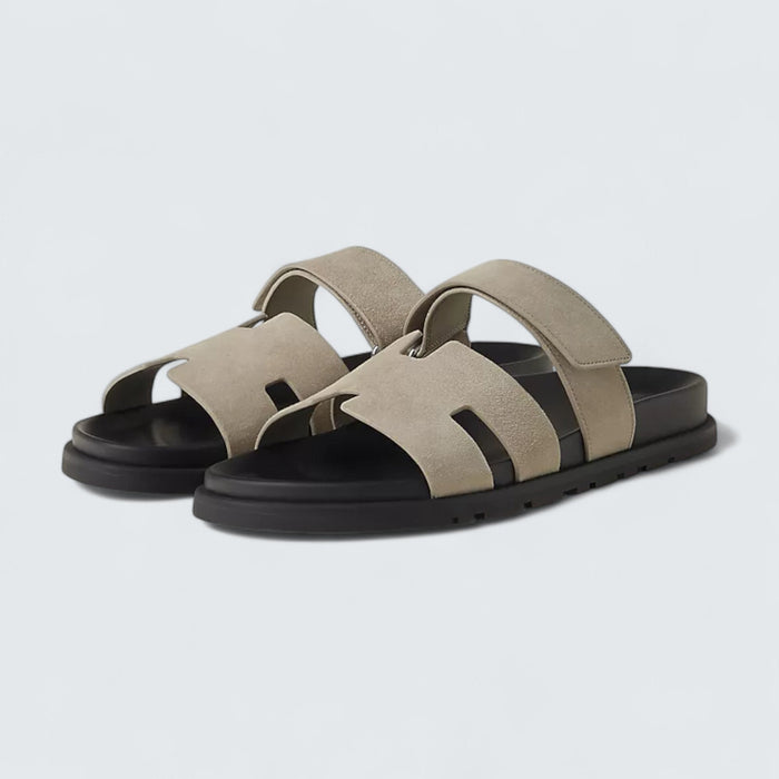 Hermès Chypre Sandals 'Beige Esquisse'