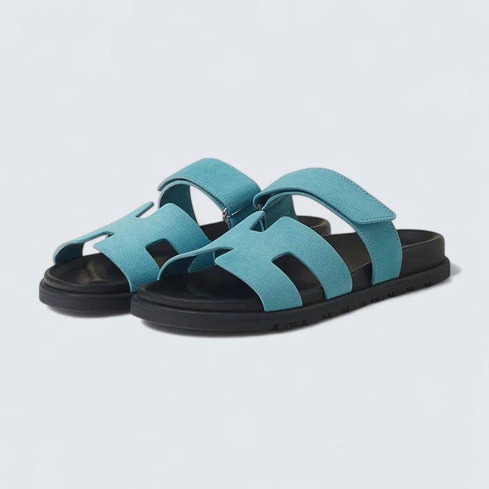 Hermès Chypre Sandals 'Bleu Minéral'9