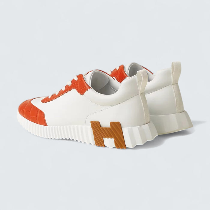 Hermès Bouncing 'Blanc Orange Nacarat'