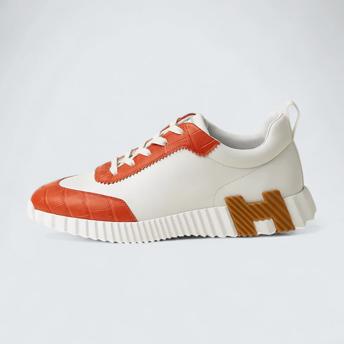 Hermès Bouncing 'Blanc Orange Nacarat'