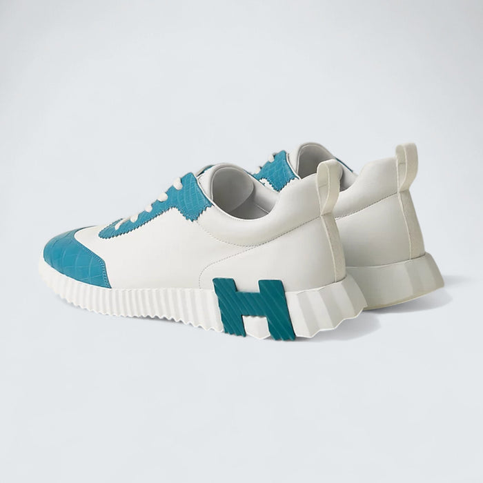 Hermès Bouncing 'Blanc Bleu Minéral'