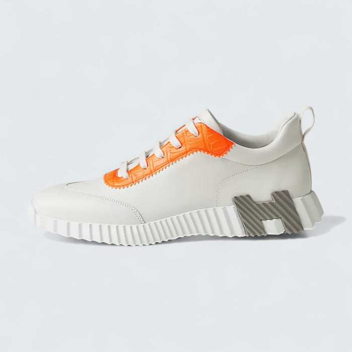 Hermès Bouncing 'Blanc Orange Fluo'
