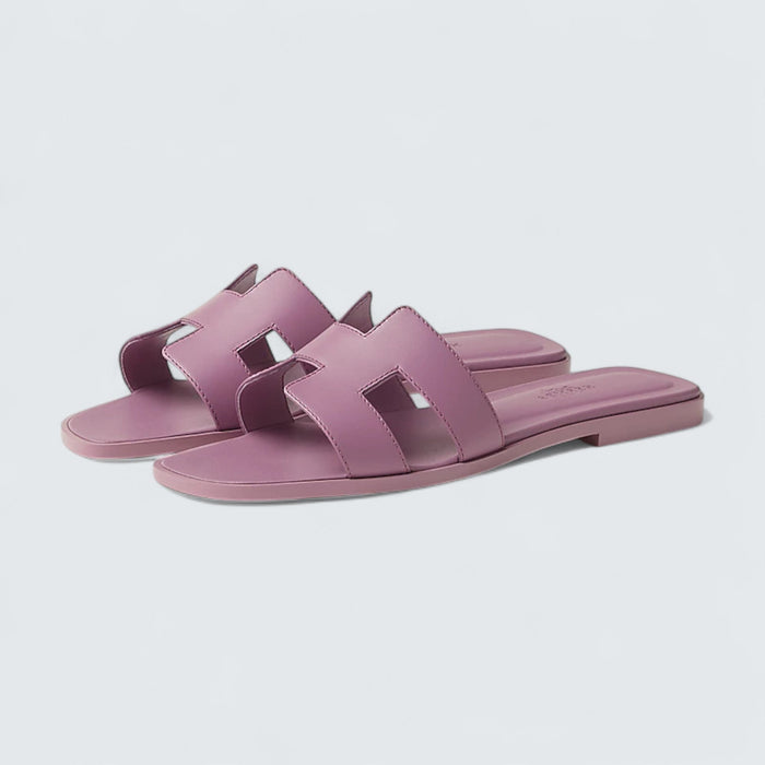Hermès Oran Sandals 'Bruyère'