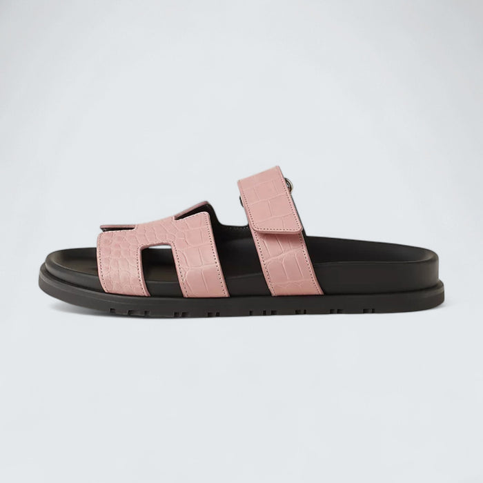Hermès Chypre Sandals 'Rose Aquarelle'
