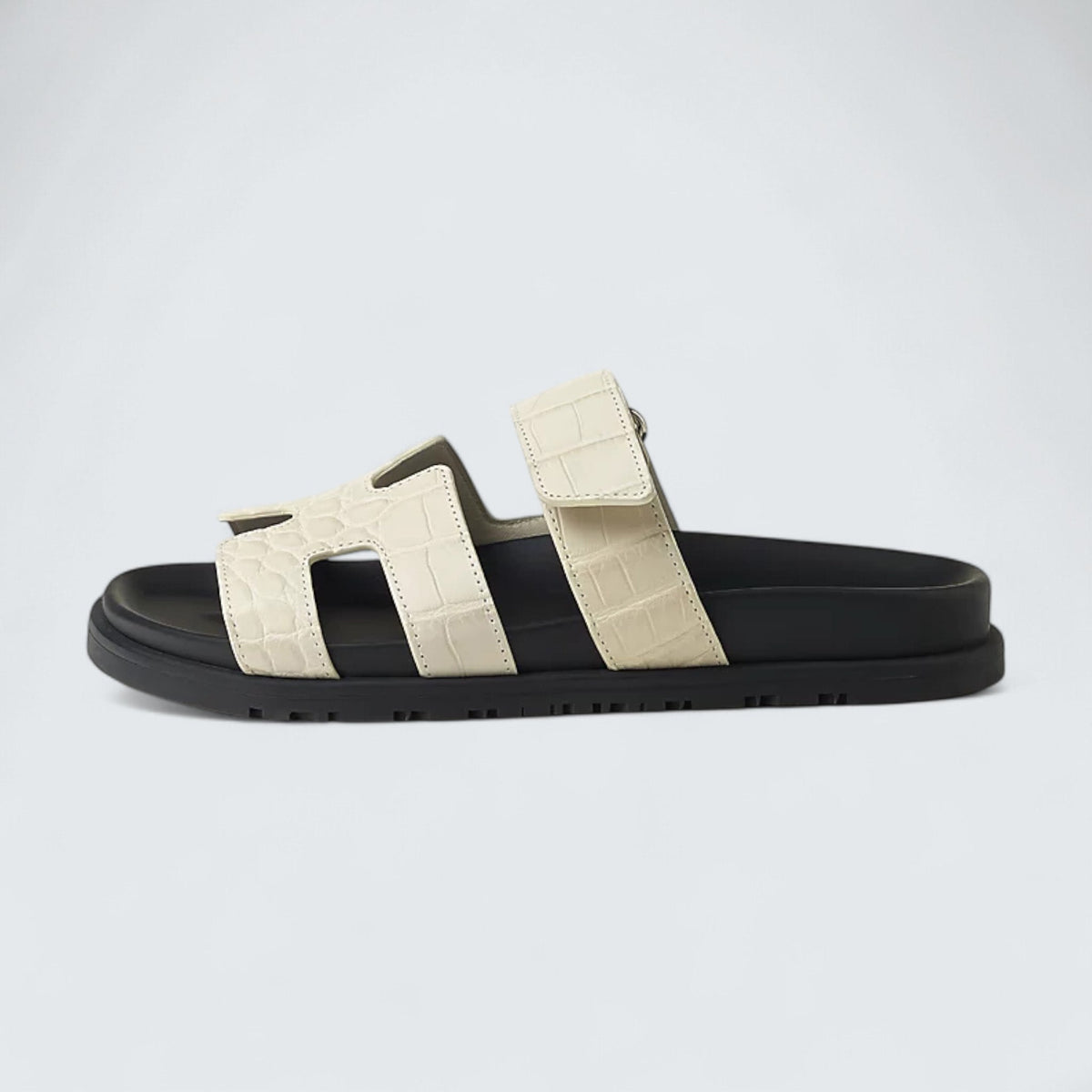 Hermès Chypre Sandals 'Beige Glaise'