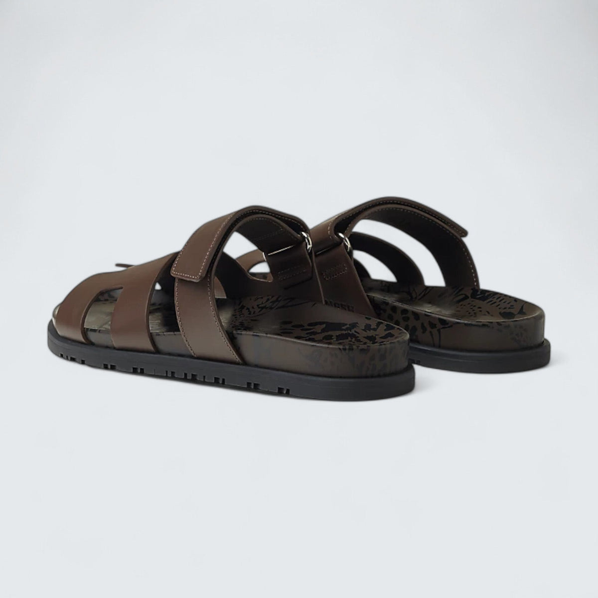 Hermès Chypre Sandals 'Écorce'