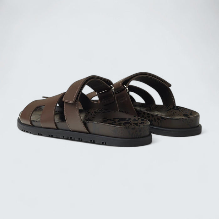 Hermès Chypre Sandals 'Écorce'
