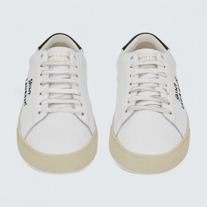 Saint Laurent Court Classic SL/06 Embroidered Sneakers 'Optic White'