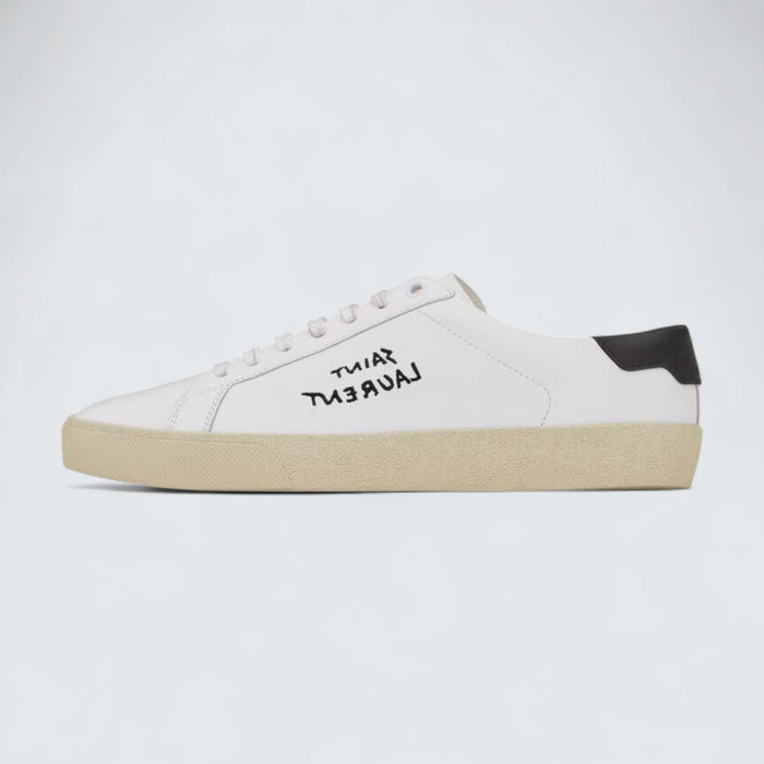 Saint Laurent Court Classic SL/06 Embroidered Sneakers 'Optic White'