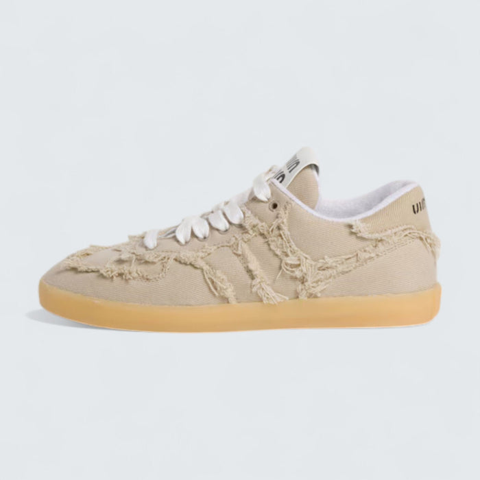 Miu Miu Denim Sneakers 'Colonial Beige'