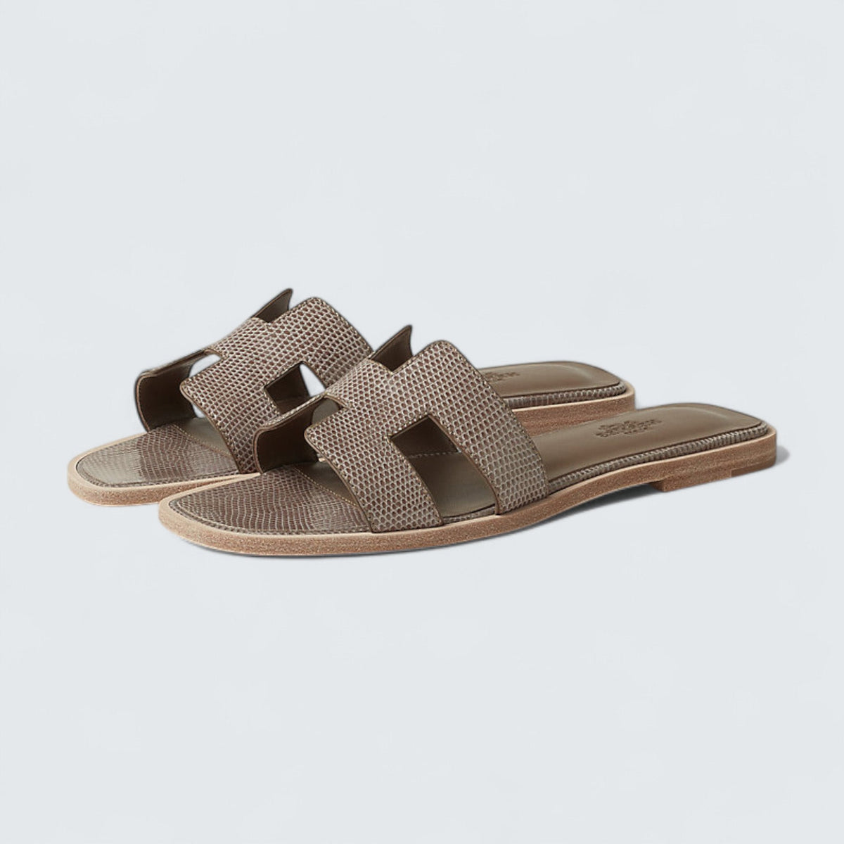Hermès Oran Sandals 'Étoupe'