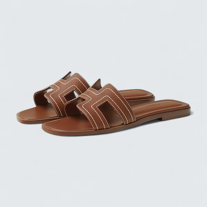 Hermès Oran Sandals 'Gold'
