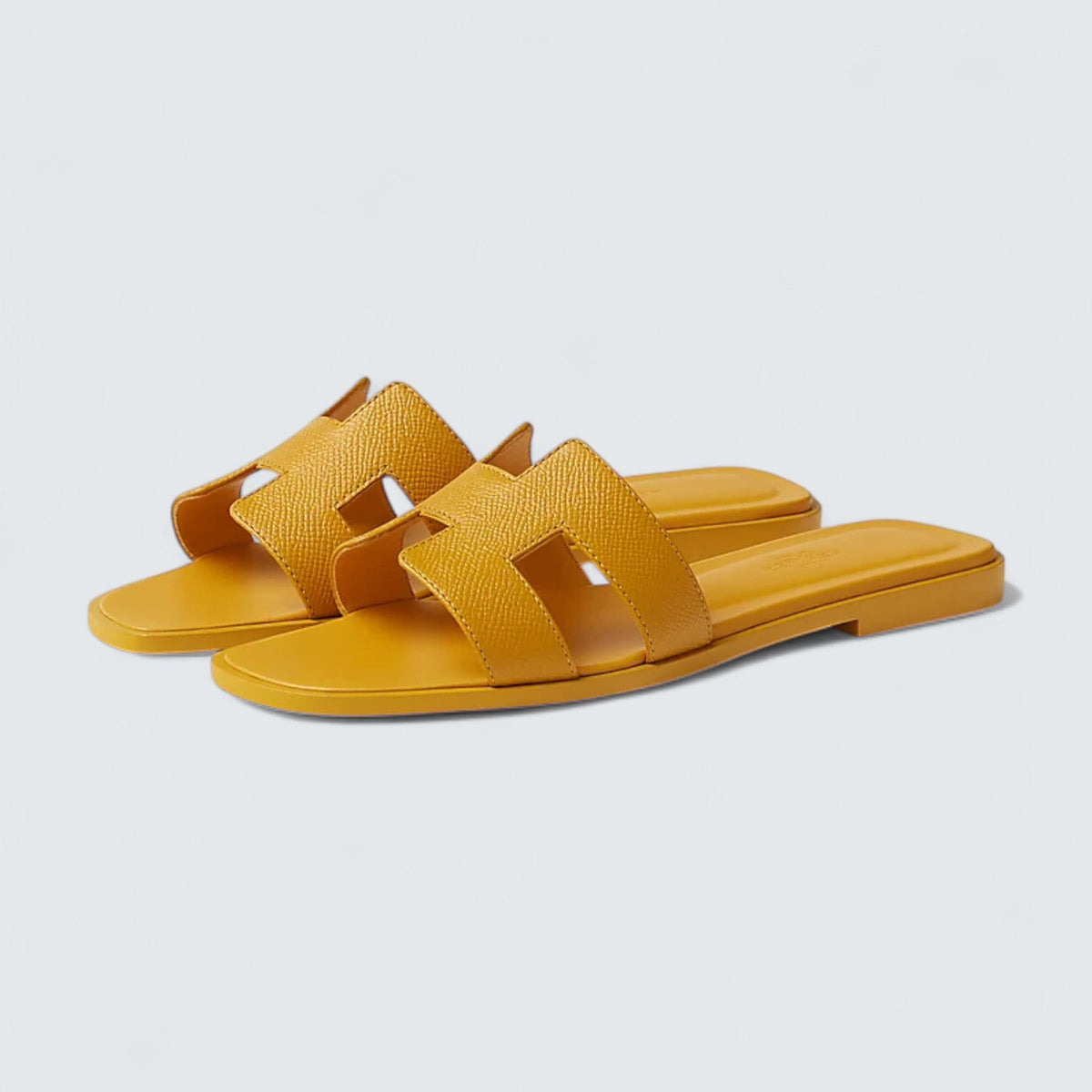 Hermès Oran Sandals 'Jaune Topaze'