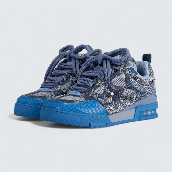 Louis Vuitton LV Skate Sneaker 'Blue Sparkle'