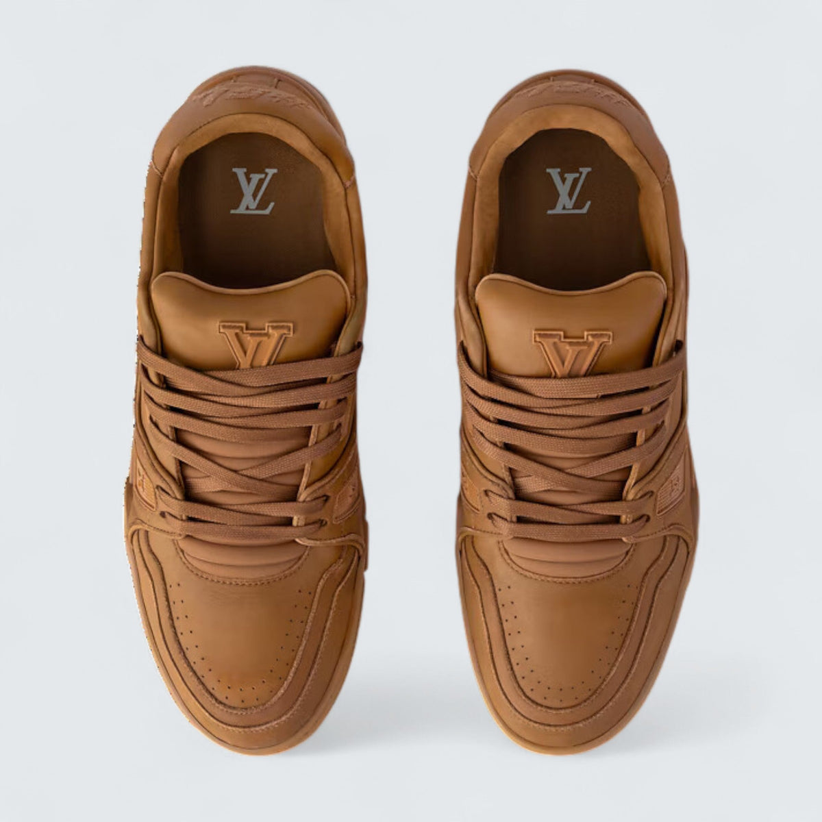 Louis Vuitton LV Trainer Distressed Sneaker 'Cognac'