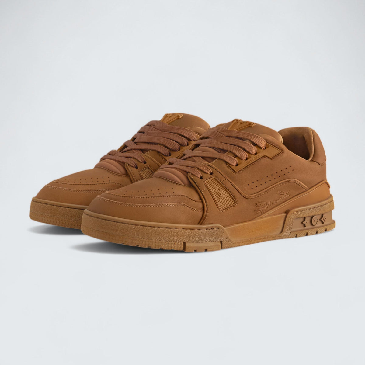 Louis Vuitton LV Trainer Distressed Sneaker 'Cognac'