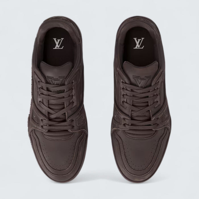 Louis Vuitton LV Trainer Distressed Sneaker 'Marron'