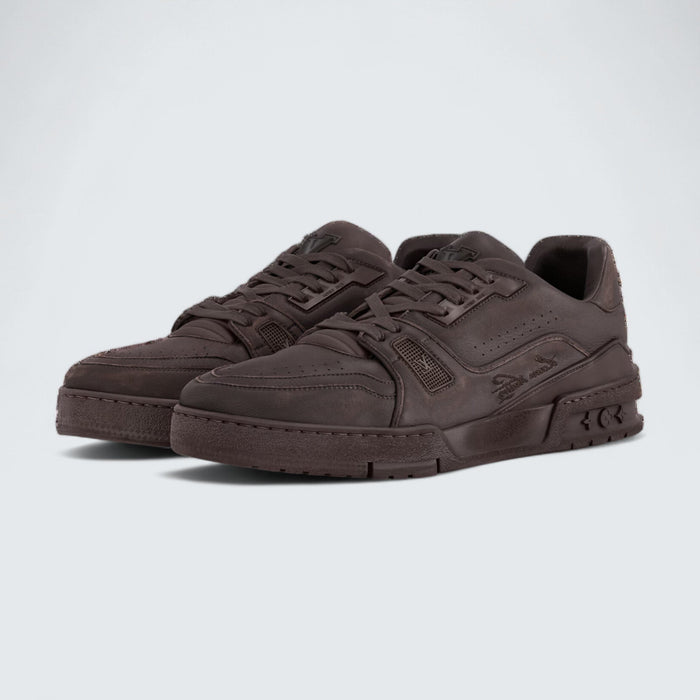 Louis Vuitton LV Trainer Distressed Sneaker 'Marron'