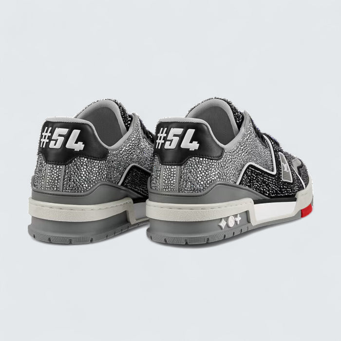 Louis Vuitton LV Trainer Sneaker 'Grey Rhinestones'