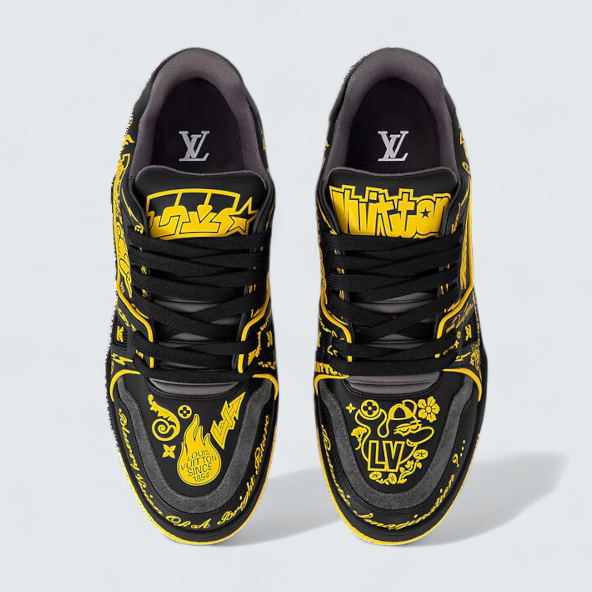 Louis Vuitton LV Trainer Sneaker 'Black Gold'