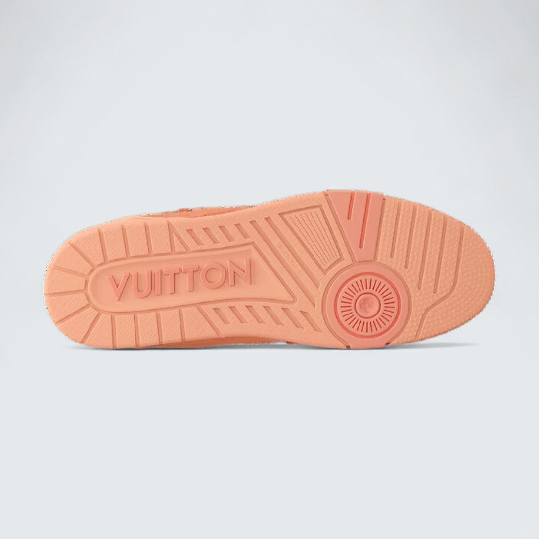 Louis Vuitton LV Trainer Sneaker 'Orange Monogram Denim'
