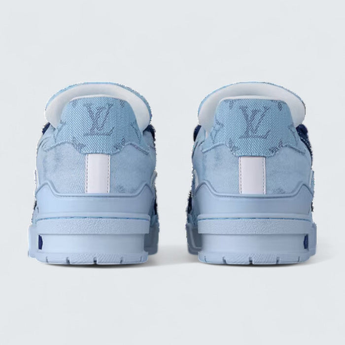 Louis Vuitton LV Trainer Sneaker 'Blue Monogram Denim'