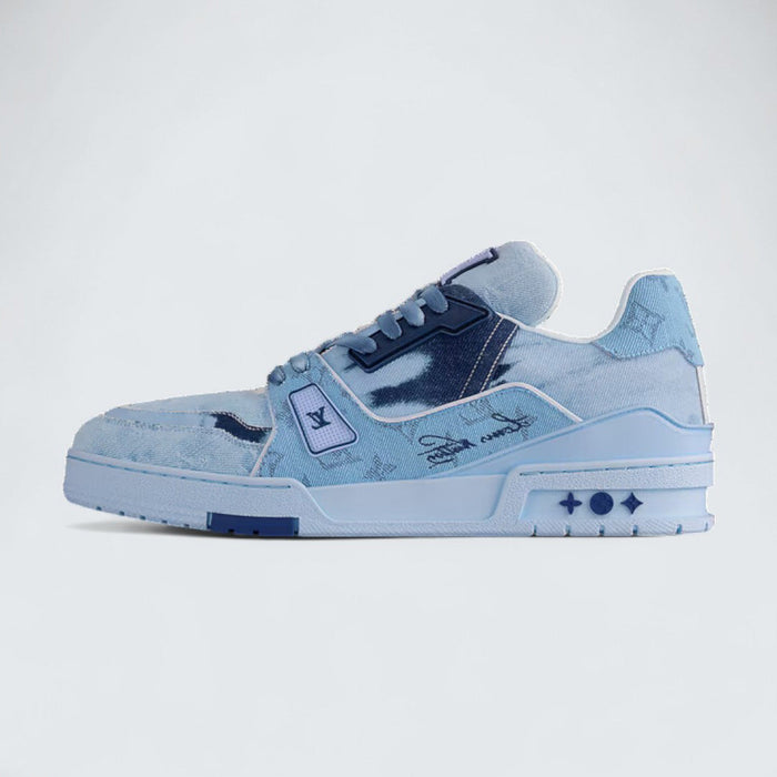 Louis Vuitton LV Trainer Sneaker 'Blue Monogram Denim'