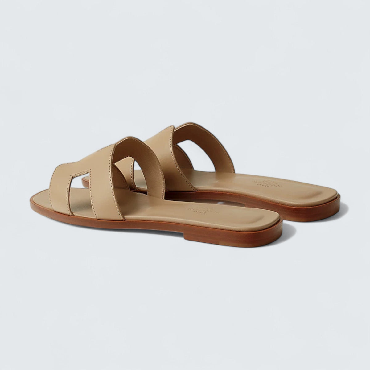 Hermès Oran Sandals 'Beige Lin'