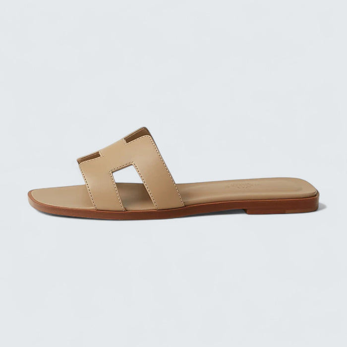Hermès Oran Sandals 'Beige Lin'