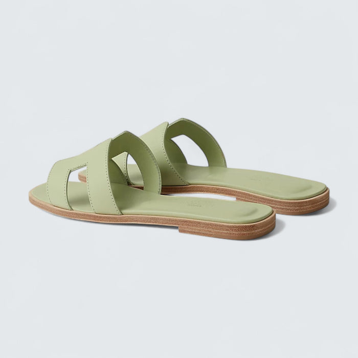 Hermès Oran Sandals 'Vert de Mer'