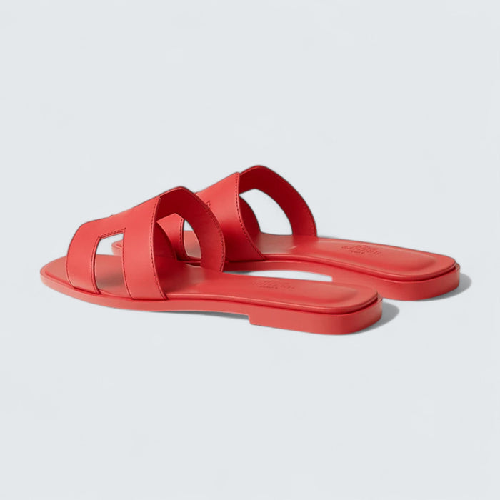 Hermès Oran Sandals 'Rose Vermillon'