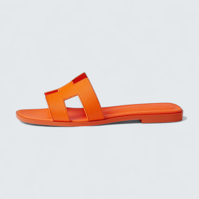 Hermès Oran Sandals 'Orange Sunset'