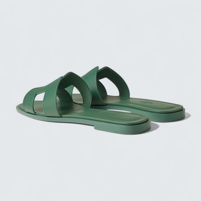 Hermès Oran Sandals 'Vert Lierre'