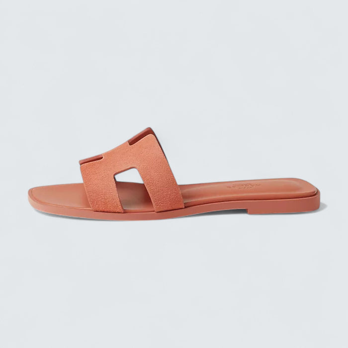Hermès Oran Sandals 'Rose Bubinga'