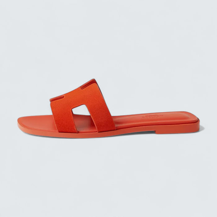 Hermès Oran Sandals 'Orange Corail'