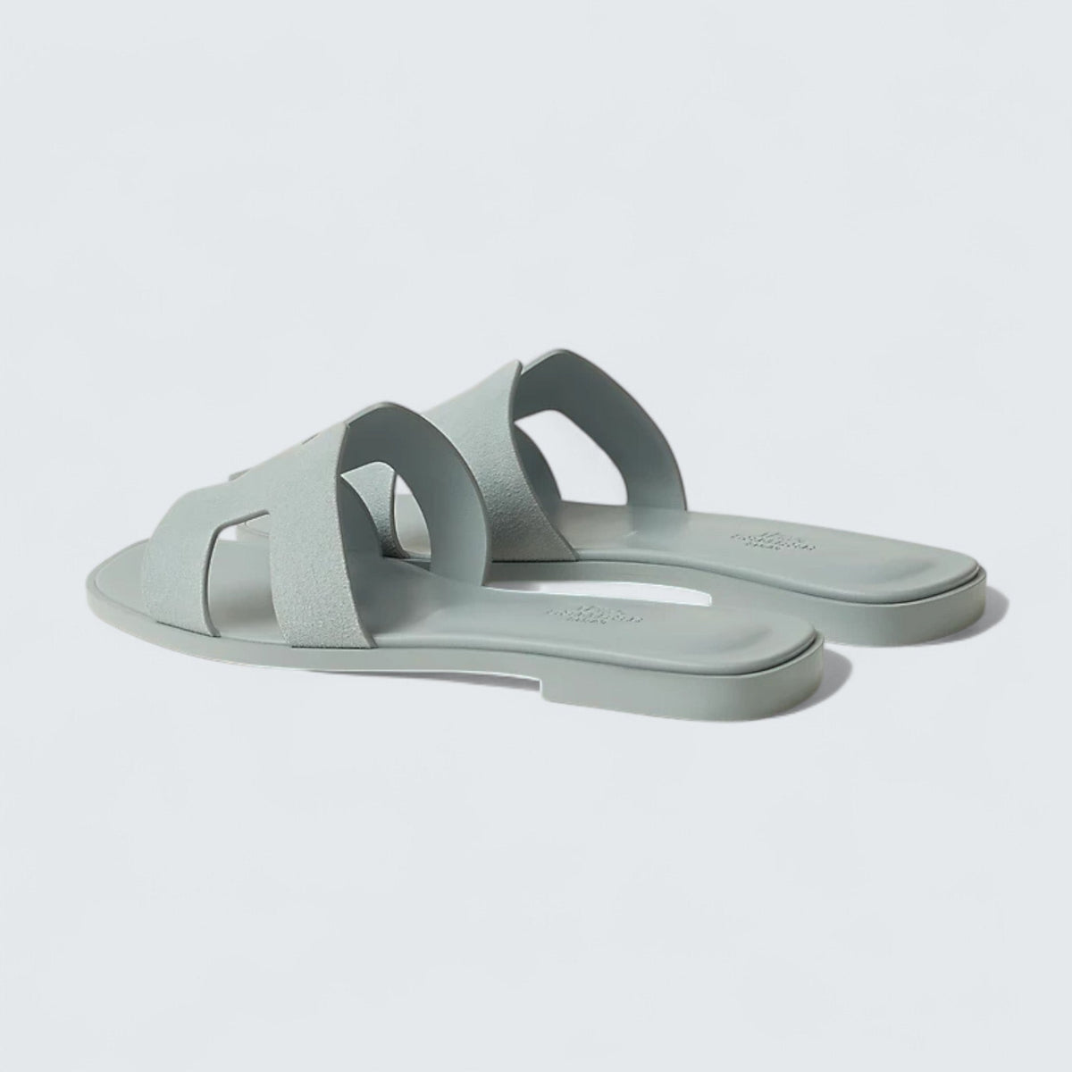 Hermès Oran Sandals 'Gris Nuage'